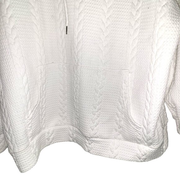 Plus Casual Cozy 100% Polyester Pocket Drop Drawstring Pullover - Picture 6 of 13